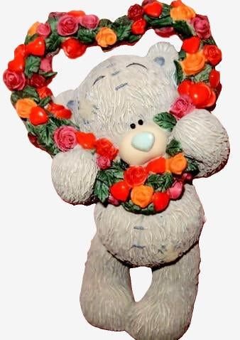 Me to You Bear Figurine : Heart of Flowers (Retired 2006)