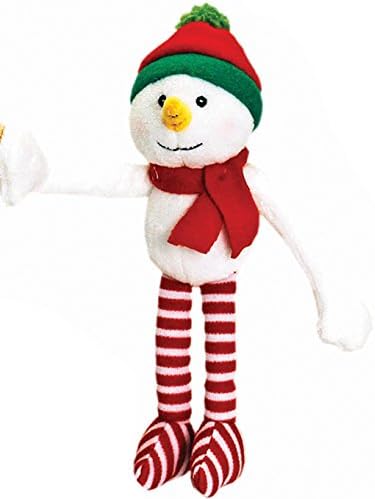 keel toys   Collection Christmas Hanging Character with Velcro Hands  SNOWMAN  12cm