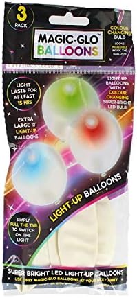 White Light Up Balloons - 30 cm (3 Pack) - Perfect for Memorable Celebrations, Weddings, Birthdays & Events