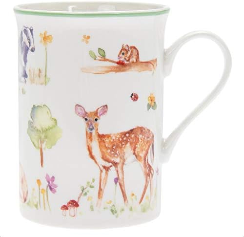The Leonardo Collection LP94481 Woodland Wildlife Mug, Fine China, 11x8x10cm, Boxed