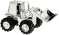 Bambino Front Loading Digger Silver Plated Money Box Savings Bank