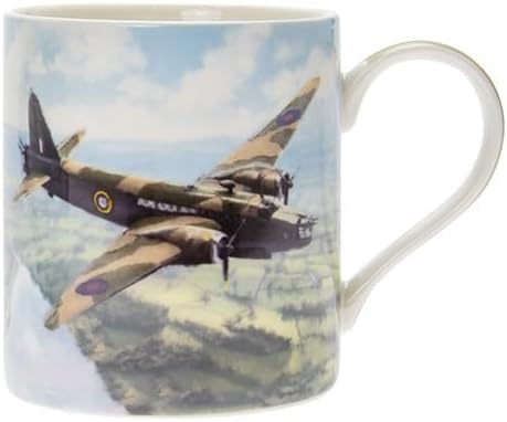 British World War II Airplanes - Vickers Wellington Bomber Fine China Mug