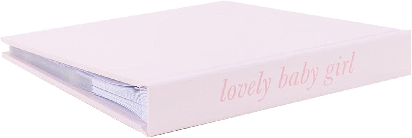 Baby Photo Album - 4'x6' - Carousel Design - Pink Baby Girl