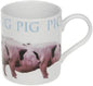 Quality Fine China Pink Pig Mug In Illustrated Box