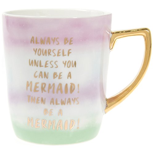 Always Be Yourself Unless You can be a Mermaid - Large Ceramic Mug - Boxed Mug