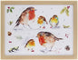 The Leonardo Collection LP52118 Macneil Christmas Winter Robins Cushioned Lap Tray,