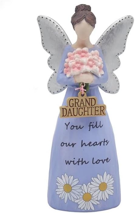 Lesser & Pavey Love & Affection Granddaughter Figurine For Home & Office | Home Decor Ornaments Gift For Women & Men | Beautiful Figurine For Indoor & Outdoor | Living Room Decor Ornaments