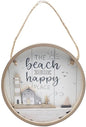 Happy Place Beach Plaque for Gift & Decor | Ideal Signs & Plaque Birthday Gifts for Women & Men | Designed By Love and...
