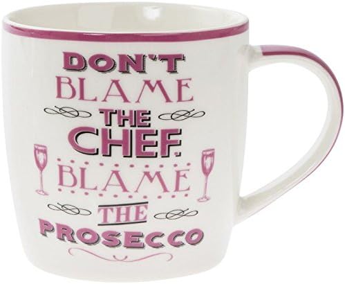 Lesser & Pavey Word Play Porcelain Mug - Blame the Prosecco