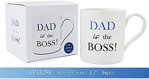 dad is the real boss mug