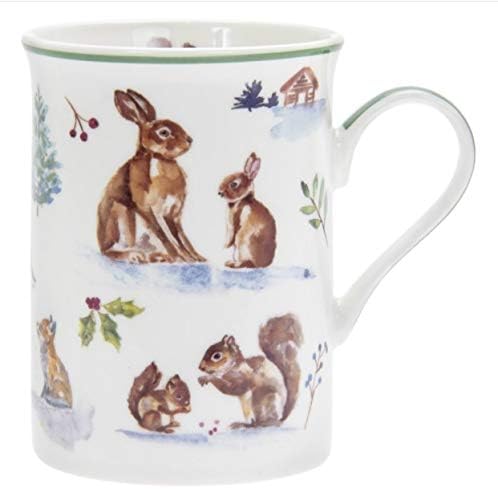 The Leonardo Collection LP52136 Winter Forest Mug, Fine China, Boxed