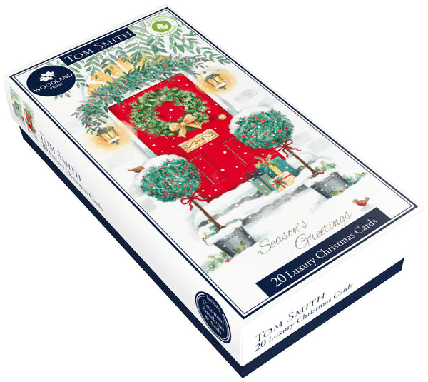 tom smith  Slim Front Door Christmas Cards