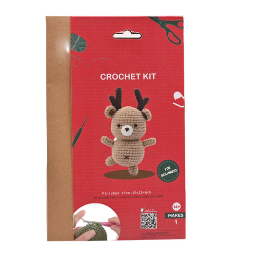 Whimsical Wonderland’ MYO Christmas Reindeer Crochet Kit.