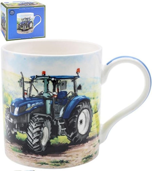 Lesser And Pavey Mug Beaker Coffee Tea Cup Classic Tractor BLUE  LP95189