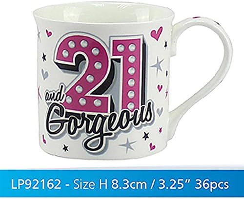 Birthday Mug Gorgeous 21  one supplied