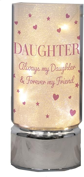 LED Glitter Lamp Battery Powered Calming Motion Decorative Nightlight (Daughter)