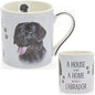 Fine China Black Labrador Mug By Lesser & Pavey