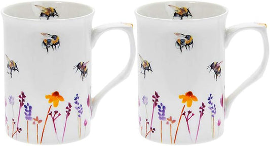 Busy Bees Mugs Set of 2