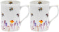 Busy Bees Mugs Set of 2