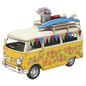 Lesser & Pavey Tin Transport Floral Retro Caravan/Campervan Ornament  yellow