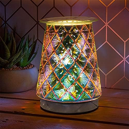 Aroma 3D Butterfly Touch Sensitive Lamp Oil Wax Melt Fragrance Electric Lamp
