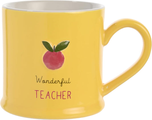 Celebrations - Love Life - 'Wonderful Teacher' Birthday/End of Term School Celebration Ceramic Mug
