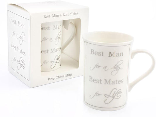 Best Man for a day best mate for life Fine China Mug