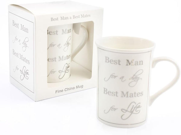 Best Man for a day best mate for life Fine China Mug