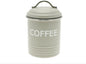 Home Sweet Tin Coffee Canister retro