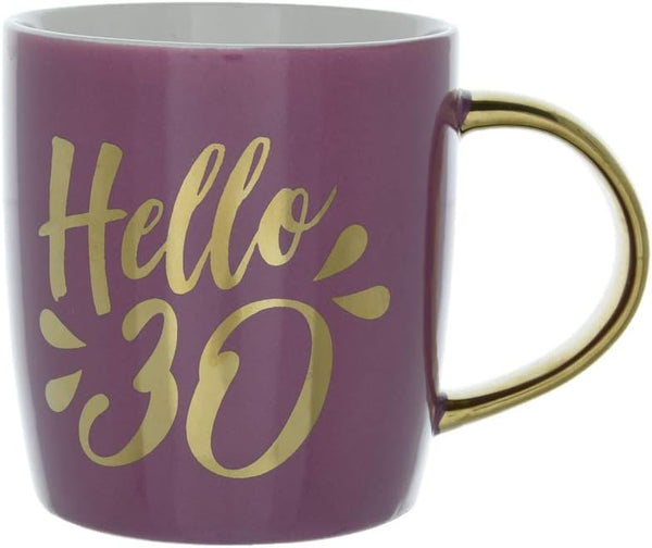 Hello 30'  mug  pink