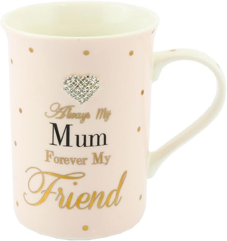Lesser & Pavey Mum Mug with Glitter Heart