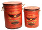 MPH' Set of 2 Storage Containers ‘Hometown Garage’