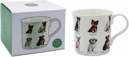 The Leonardo Collection LP92874 Ceramic Mug | Dogs | 1 Piece-12x8x9 cm Accessory, White