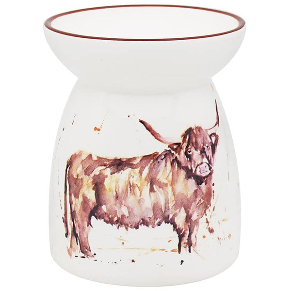 The Leonardo Collection LP48006 Wax/Oil Warmer  Country Life Cow  1 Piece Accessory,