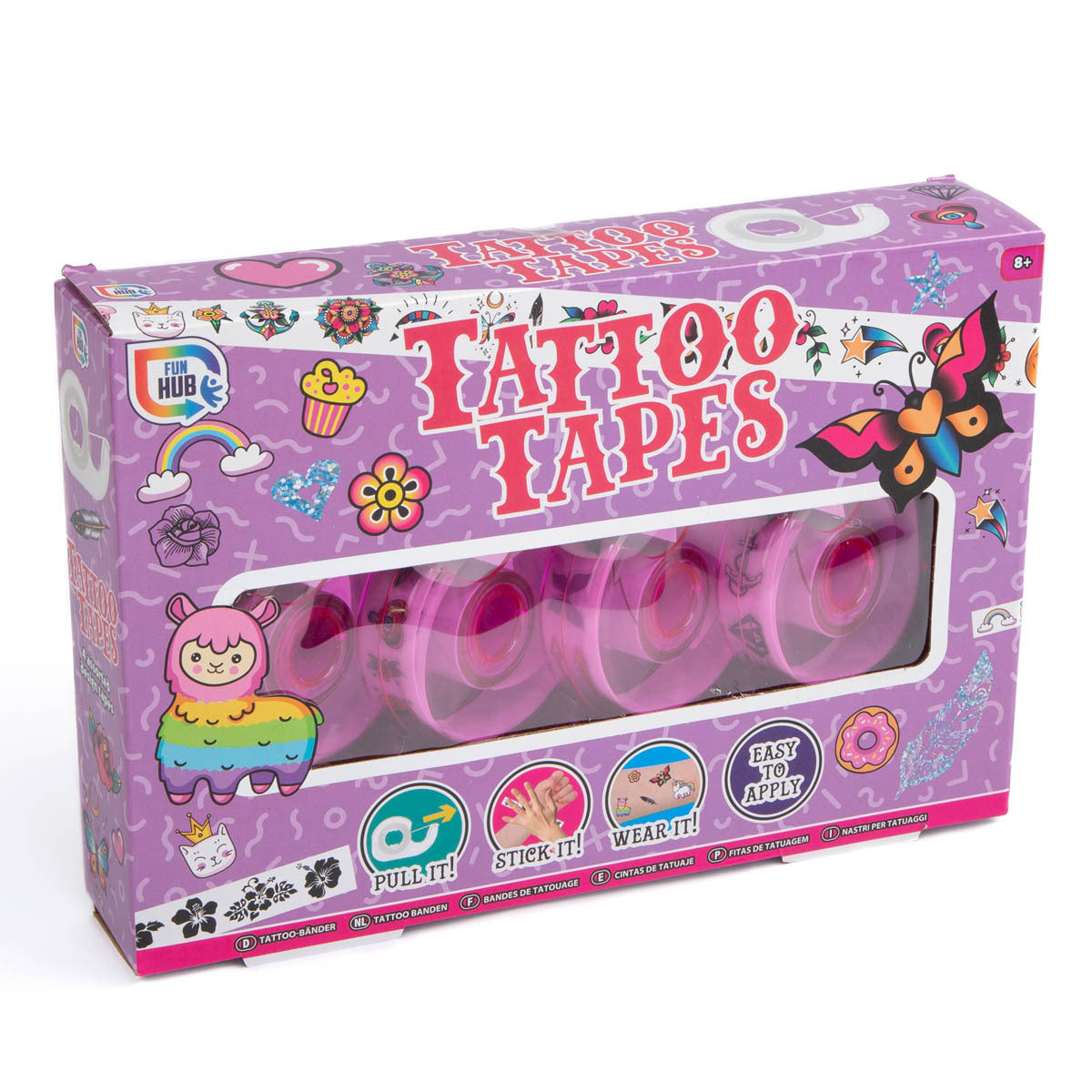 Adhesive tapes with tattoos 4 pcs
