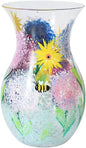 Flower Vase Glass Alliums & Bees