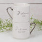 Amore Stackable Mug Gift Set - I Choose You Too Engagement Gift Idea