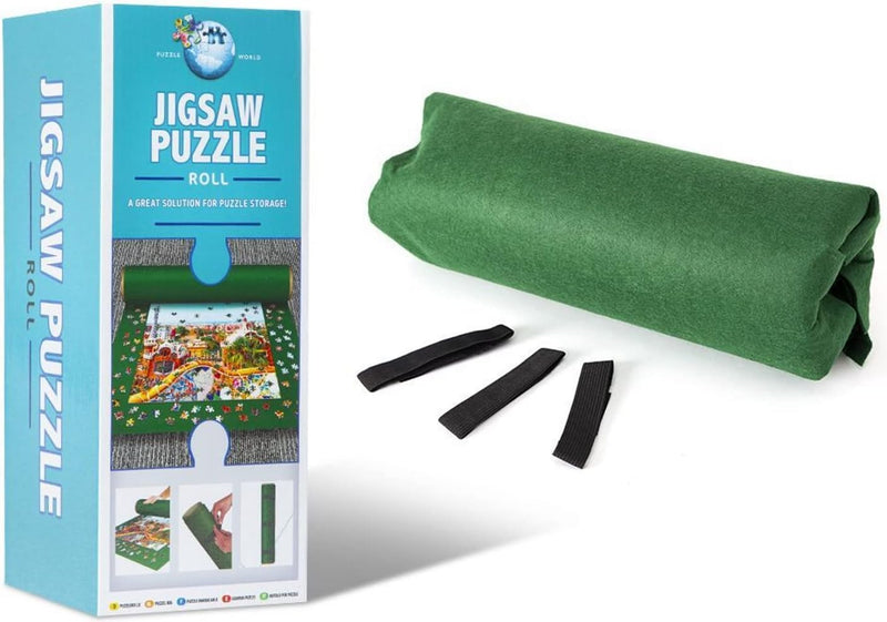Grafix Jigsaw Puzzle Roll Up Mat with Straps Foldable Storage For Puzzles Up To 1500 Pieces