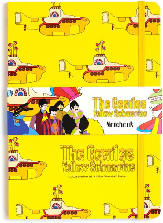Puckator The Beatles Yellow Submarine Recycled Paper A5 Notebook