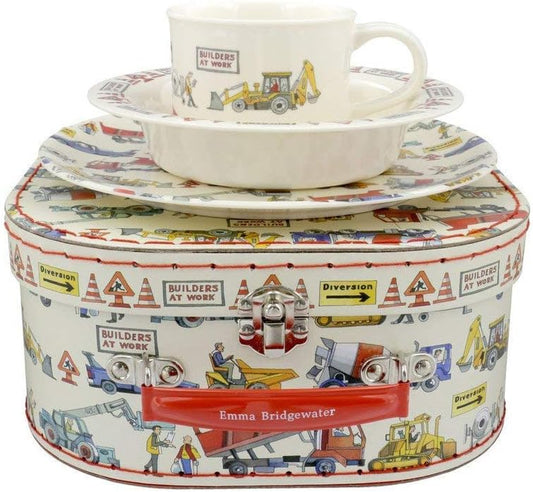 Emma Bridgewater - 3pc Dining Set in Suitcase Builders at Work
