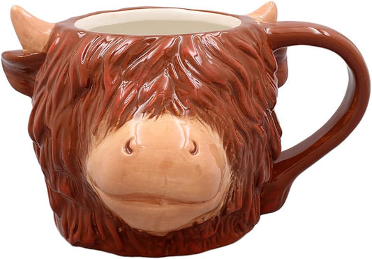 The Leonardo Collection Highland Cow  head  Mug,