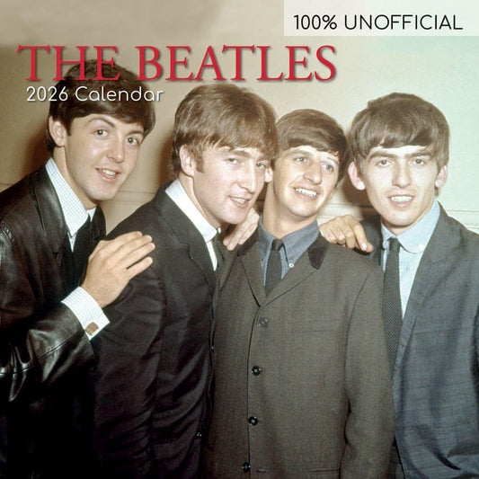 The Beatles 2026 Calendar 16 Month Family Square Wall 2026 UK | Planner with Large Grid for Home or Office Organisation - Celebrity Icons