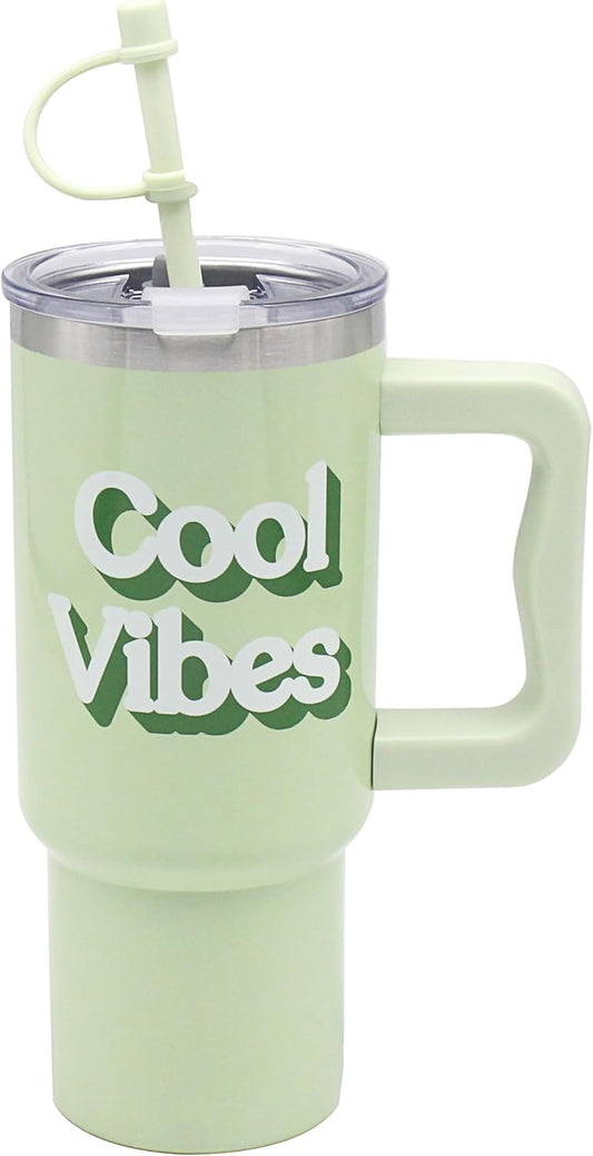 Cool Vibes Drinks Cup 700ml for Hot & Cold Drinks | Durable Coffee Cups for Home & Office | Comfortable & Easy-to-Hold Coffee Mugs for Beverages & Daily Use