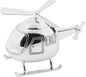Juliana Bambino Silver Plated Money Box - Helicopter