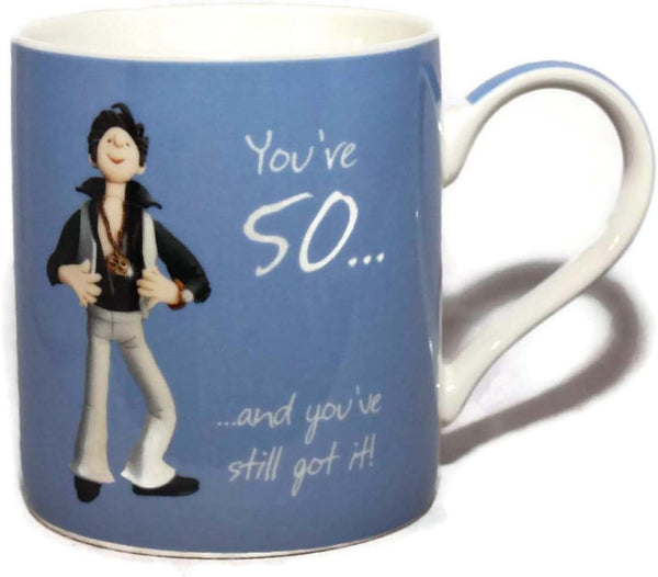 You're 50 And You've Still Got It! Male 40th Birthday Fine China Mug