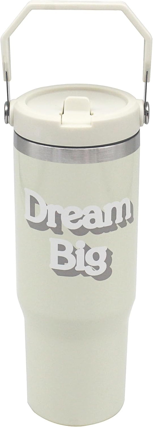 Cream Drinks Tumbler 900ml for Cold & Hot Drinks | Stylish Tumbler Drinking Glasses for Water & Cold Drinks | Lovely Tableware Glass Gifts for Women & Men