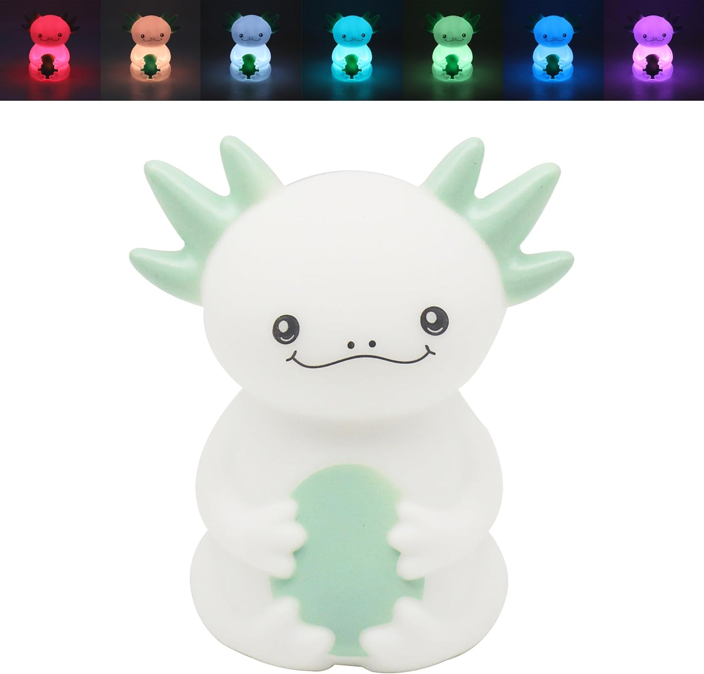 Lesser & Pavey Squishy Axolotl Nightlight for Home & Living Room | Lovely Night Lights for Home Decor & Night | Ideal Led Lights & Lamp for Bedroom & Table | Durable Night Light for Daily Use