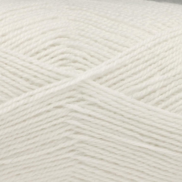 King Cole Prize DK White Yarn - 300M, 100g