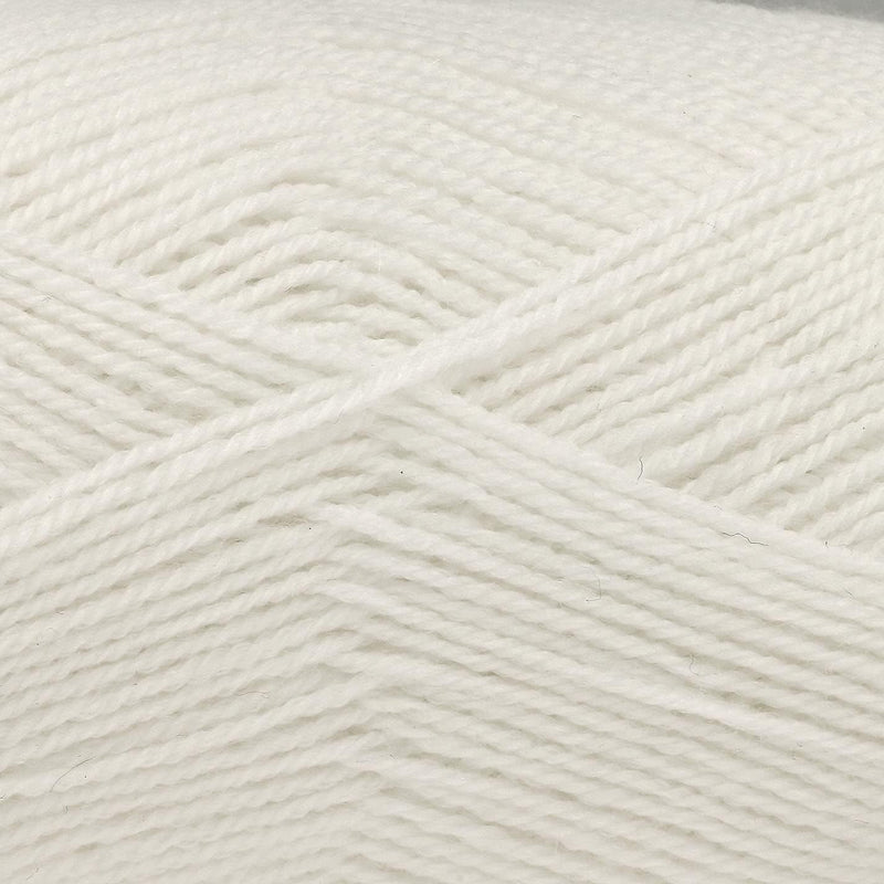 King Cole Prize DK White Yarn - 300M, 100g