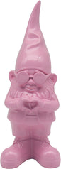 Lesser & Pavey Gnomes Behaving Badly Pink 20cm Figurines Statues For Home Decor | Ideal Ornaments Friendship Gifts For Women & Men | Lovely Table Centerpiece & Living Room Accessories